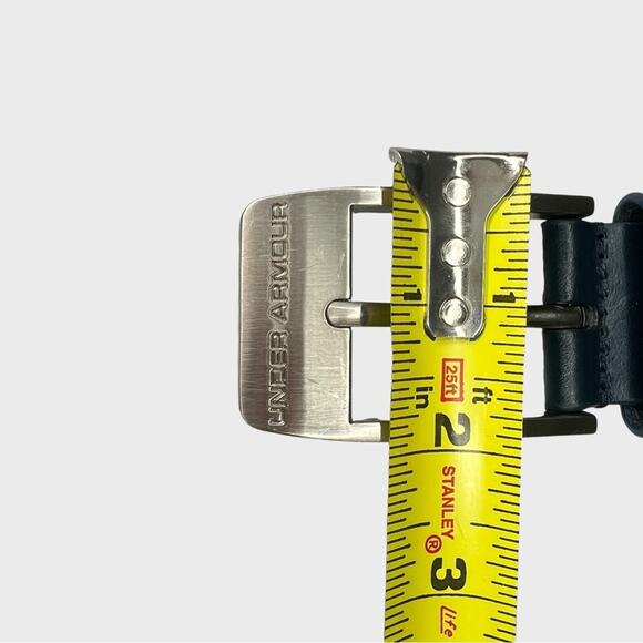 Under Armour Mens No Hole Stretch Belt Braided Webbed Multi Blue Golf Active OS - Picture 6 of 8